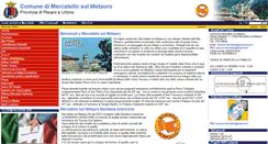 Desktop Screenshot of comune.mercatellosulmetauro.pu.it