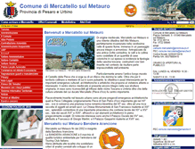Tablet Screenshot of comune.mercatellosulmetauro.pu.it